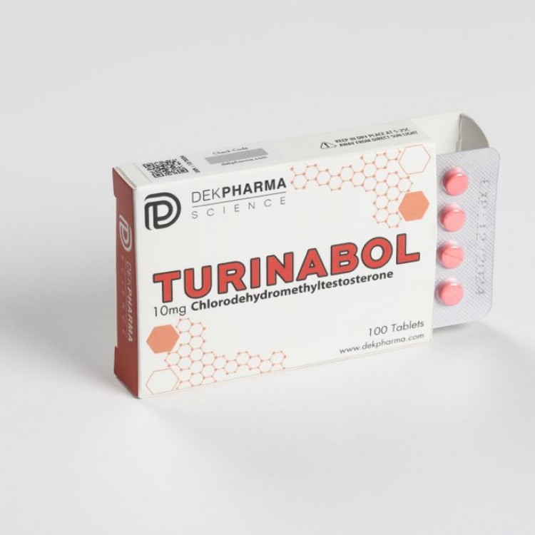 Dek Pharma Turinabol 10 Mg 100 Tablets